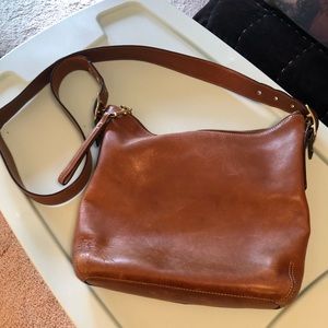 Coach handbag vintage saddle brown
